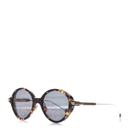 Christian Dior Acetate Leaf Print Umbrage Round Sunglasses Pink Foliage 1 of 8