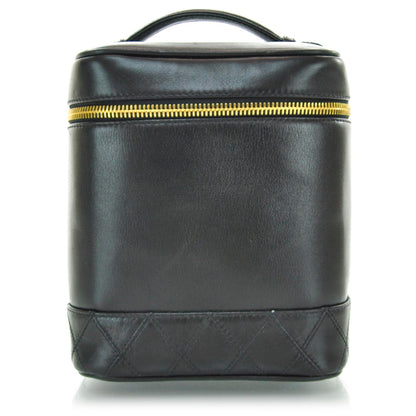 Chanel Lambskin Vanity Cosmetic Bag Black 1 of 10