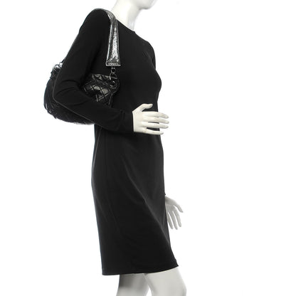 Chanel Lambskin Small Chain Mail Hobo Black 2 of 7