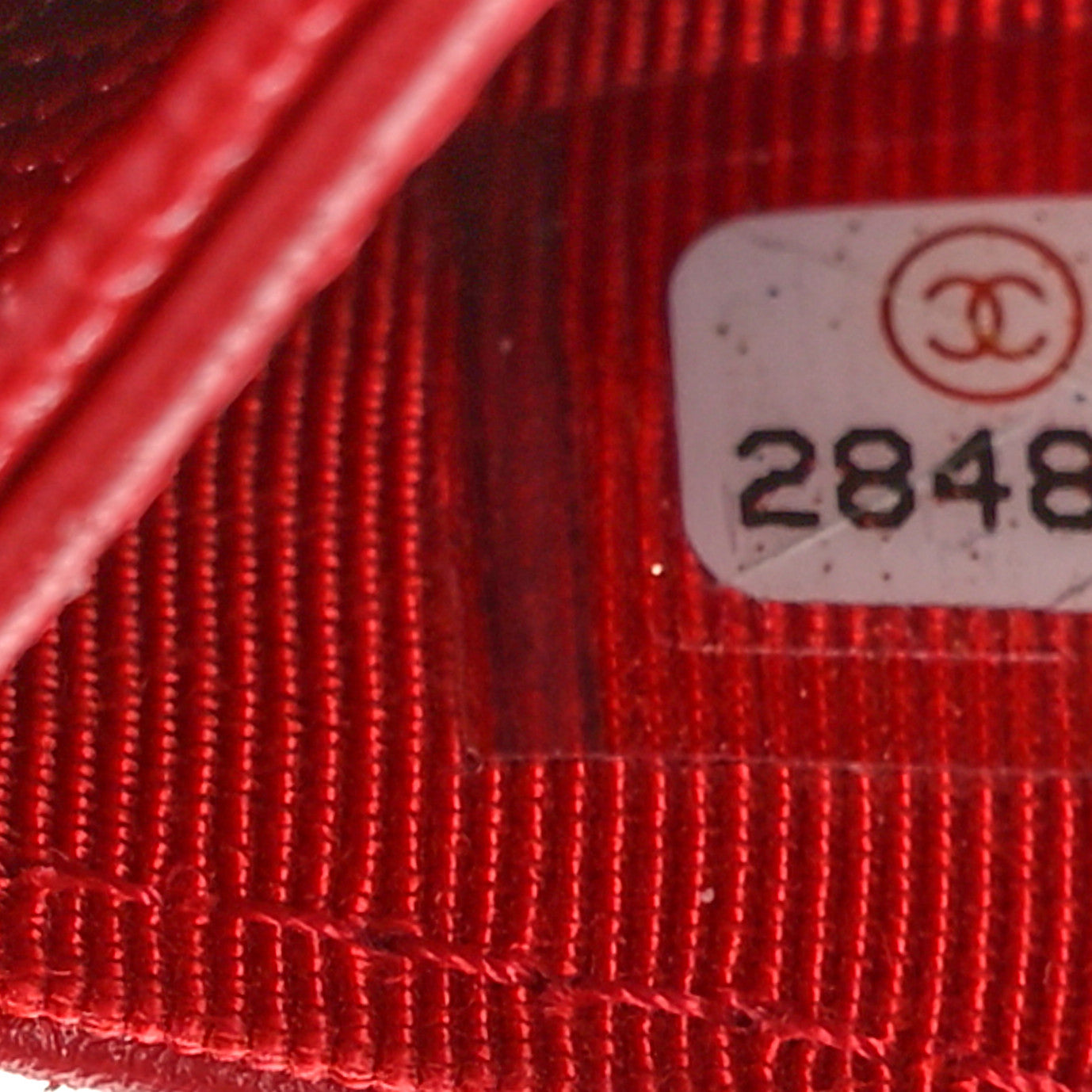 Caviar Quilted Compact Flap Wallet Red