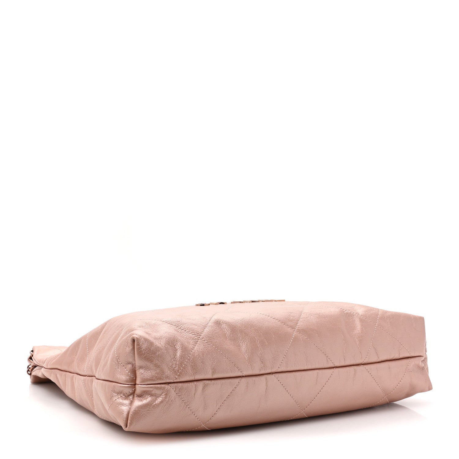 Chanel Metallic Calfskin Quilted Chanel 22 Pink 5 of 12