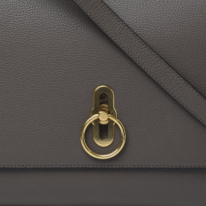Mulberry Natural Grain Amberley Satchel Mole Grey 7 of 9