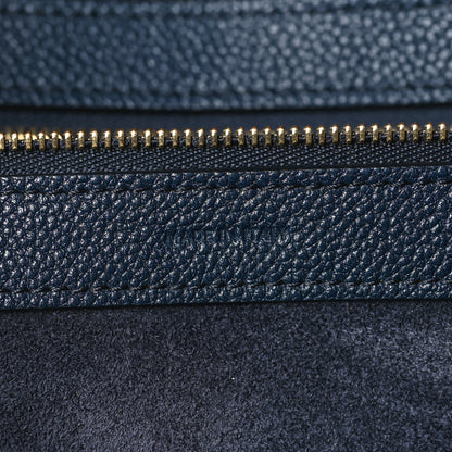 Celine Soft Grained Calfskin Small Belt Cabas Phantom Navy 7 of 11