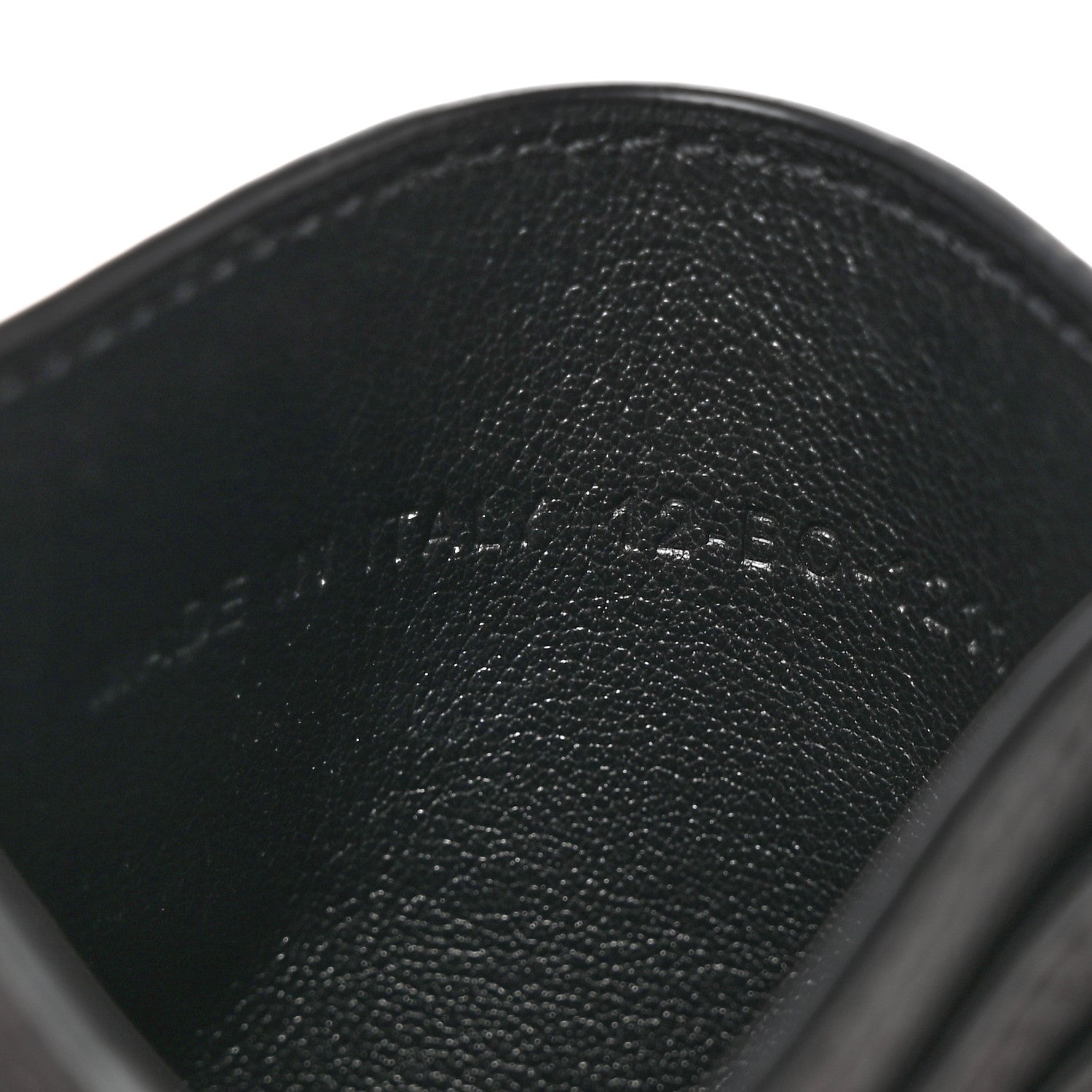 Christian Dior Grained Calfskin Oblique Card Holder Black 7 of 9