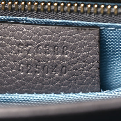 Gucci Grainy Calfskin Small Zumi Shoulder Bag Dusty Grey 7 of 10