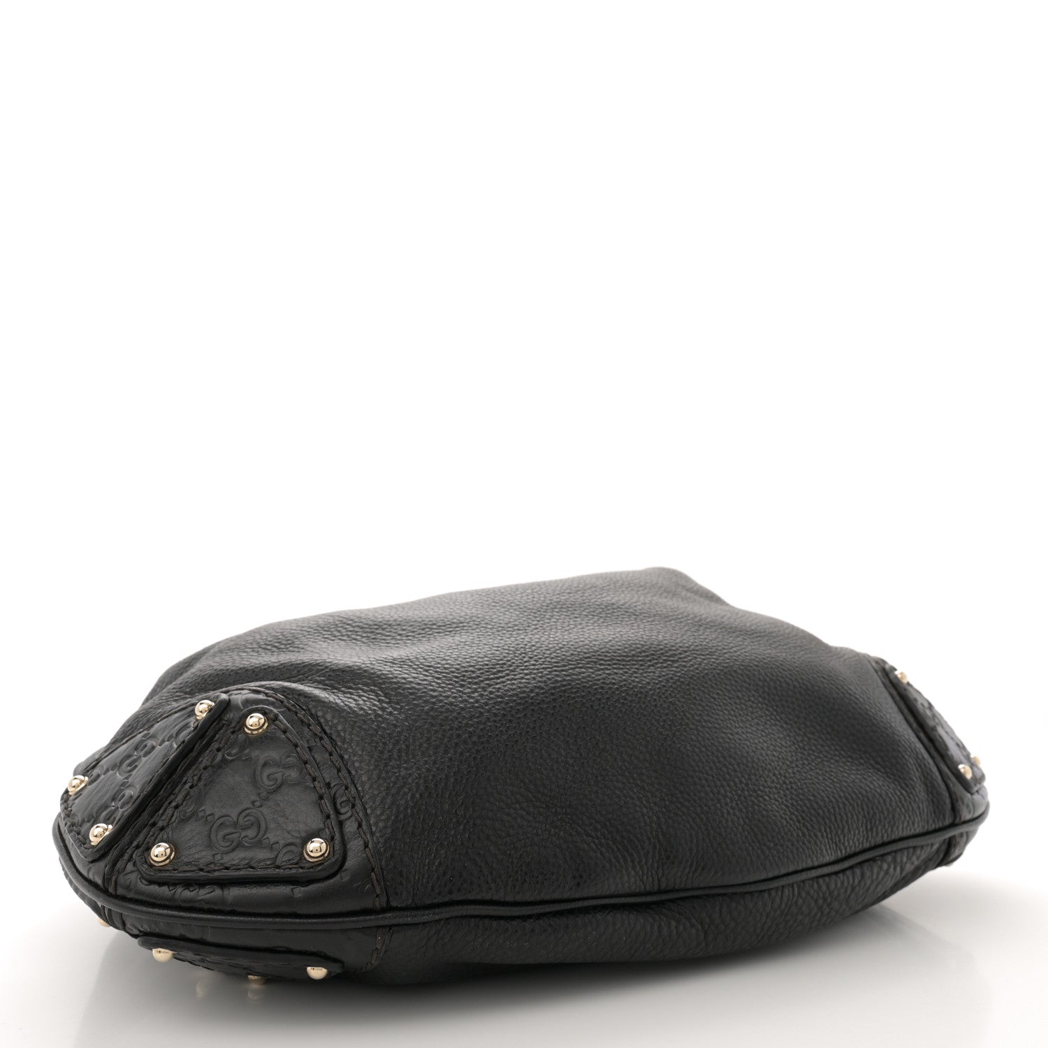 Gucci Calfskin Medium Indy Top Handle Hobo Black 4 of 11