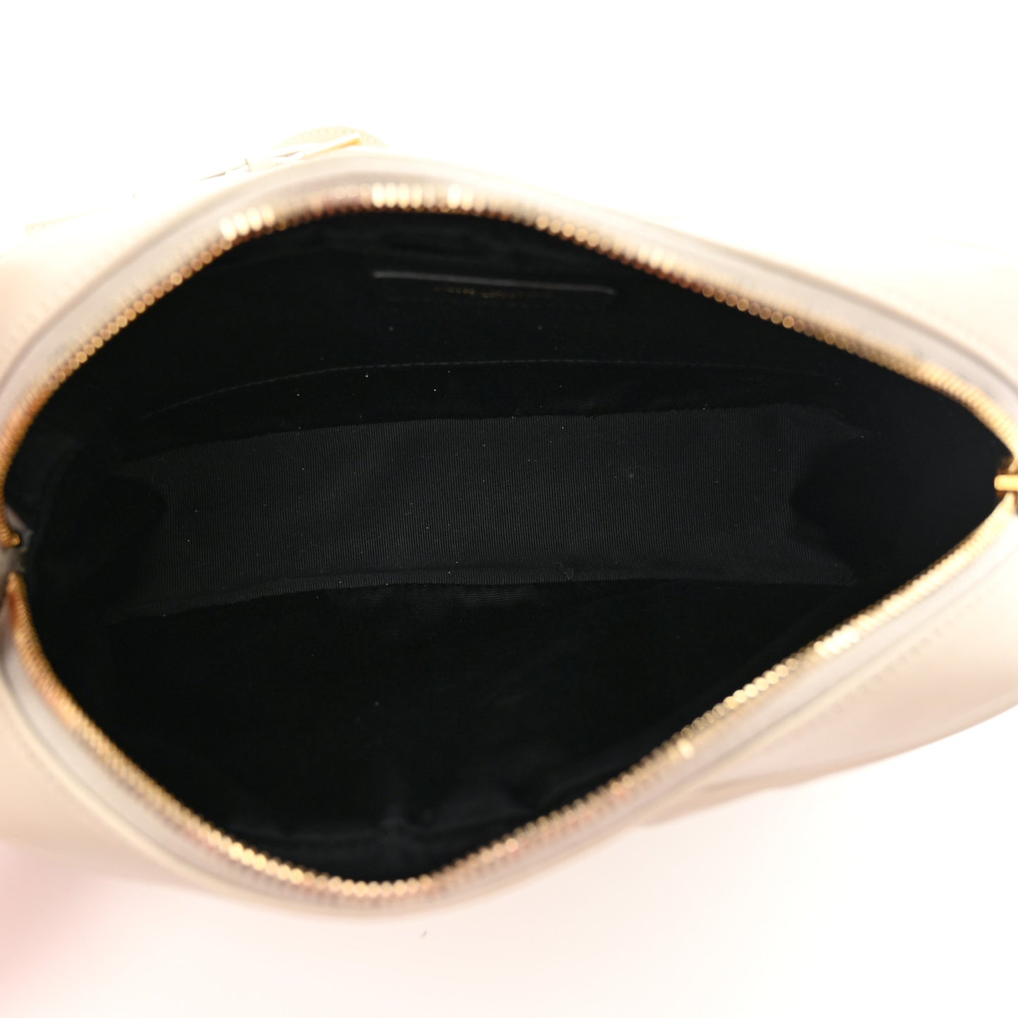 Calfskin Matelasse Monogram Lou Camera Bag Crema Soft