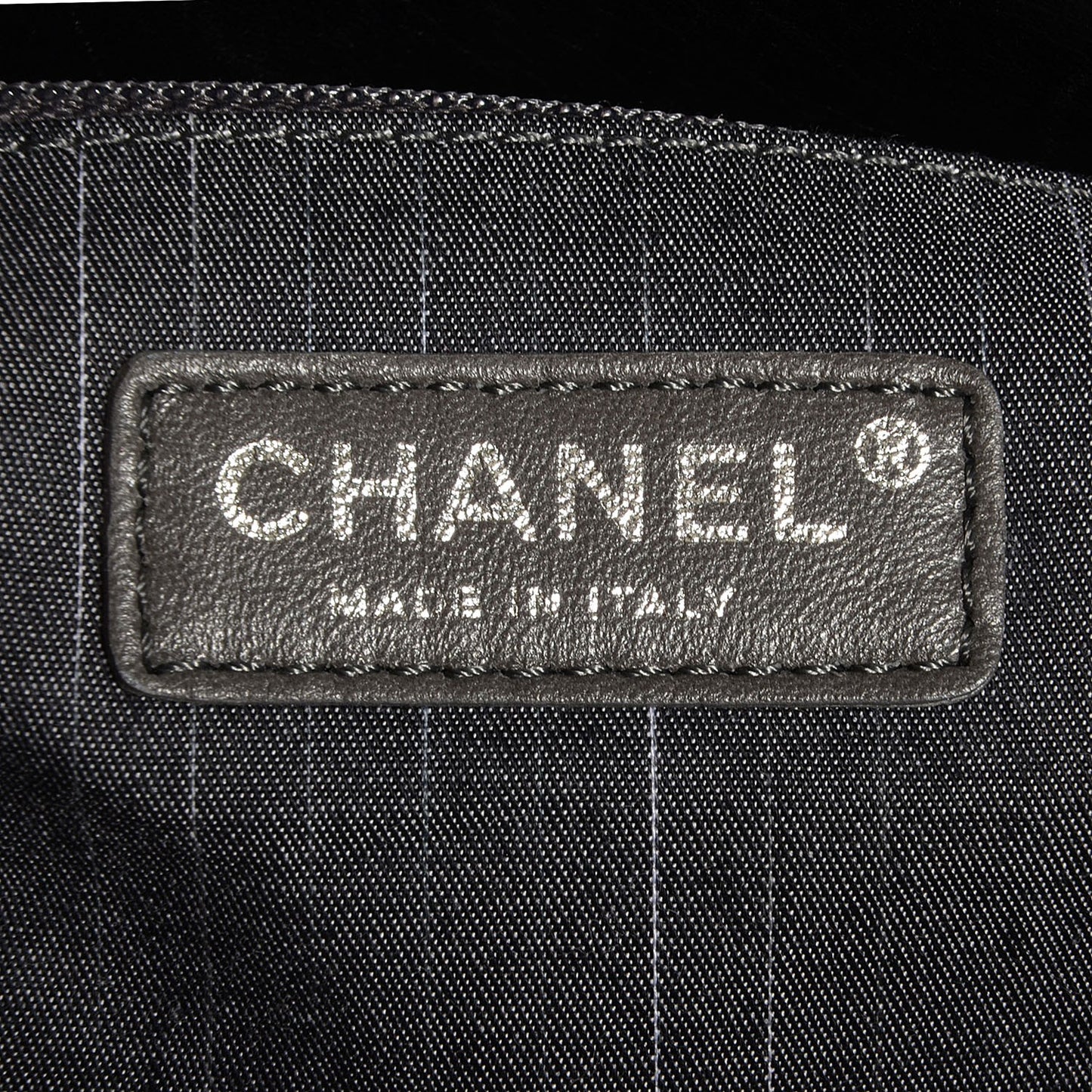 Lambskin Large In and Out Tote Black