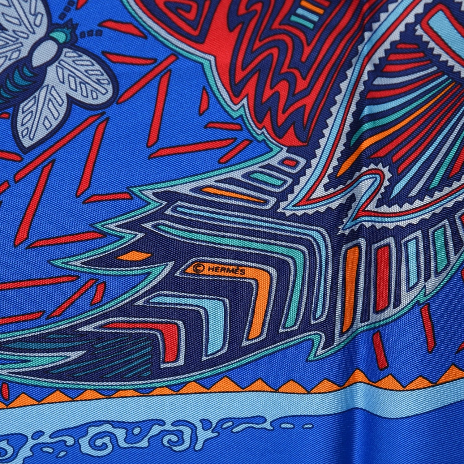 Hermes Silk Legende Kuna Peuple de Panama Scarf 90 4 of 11