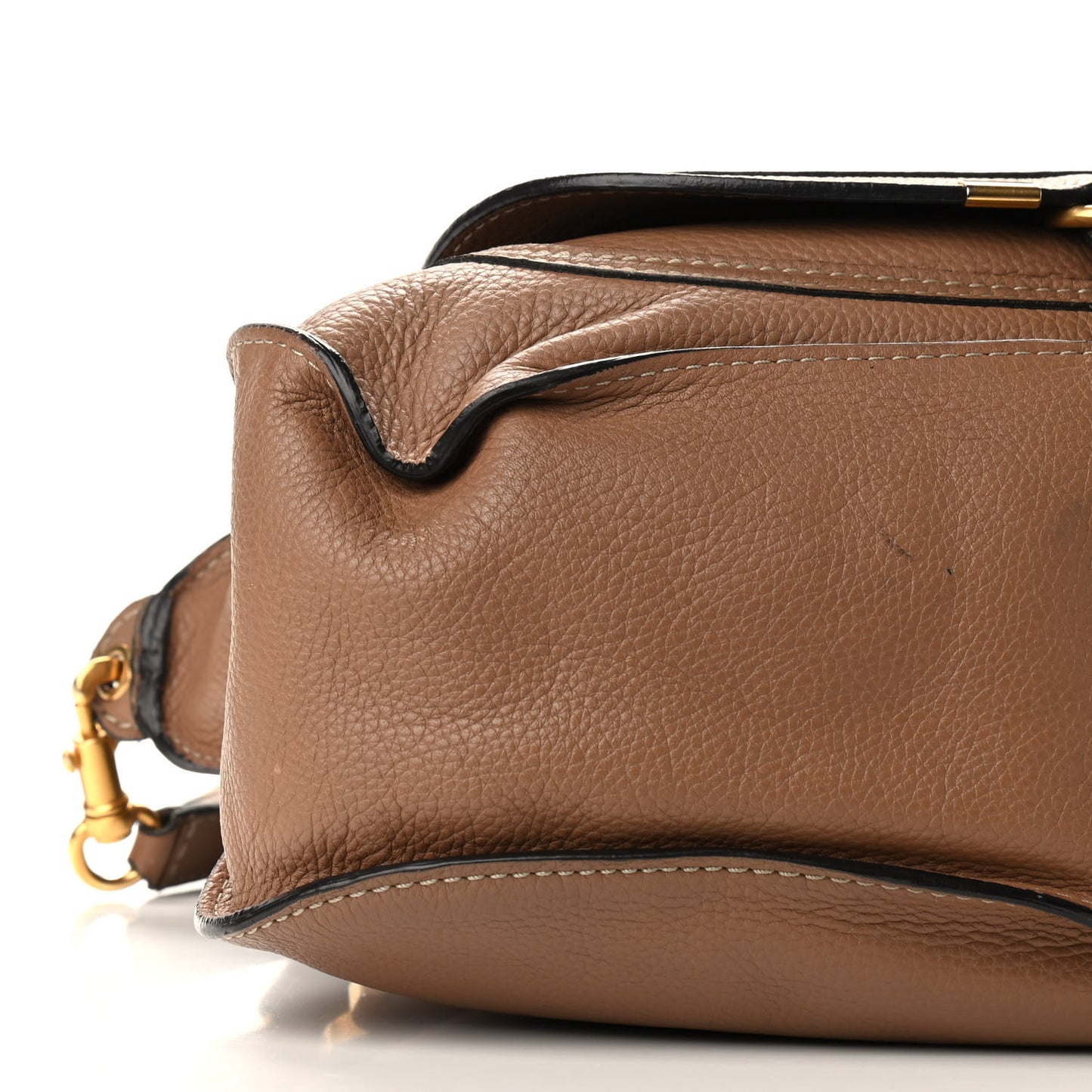 Calfskin Medium Marcie Satchel Nut