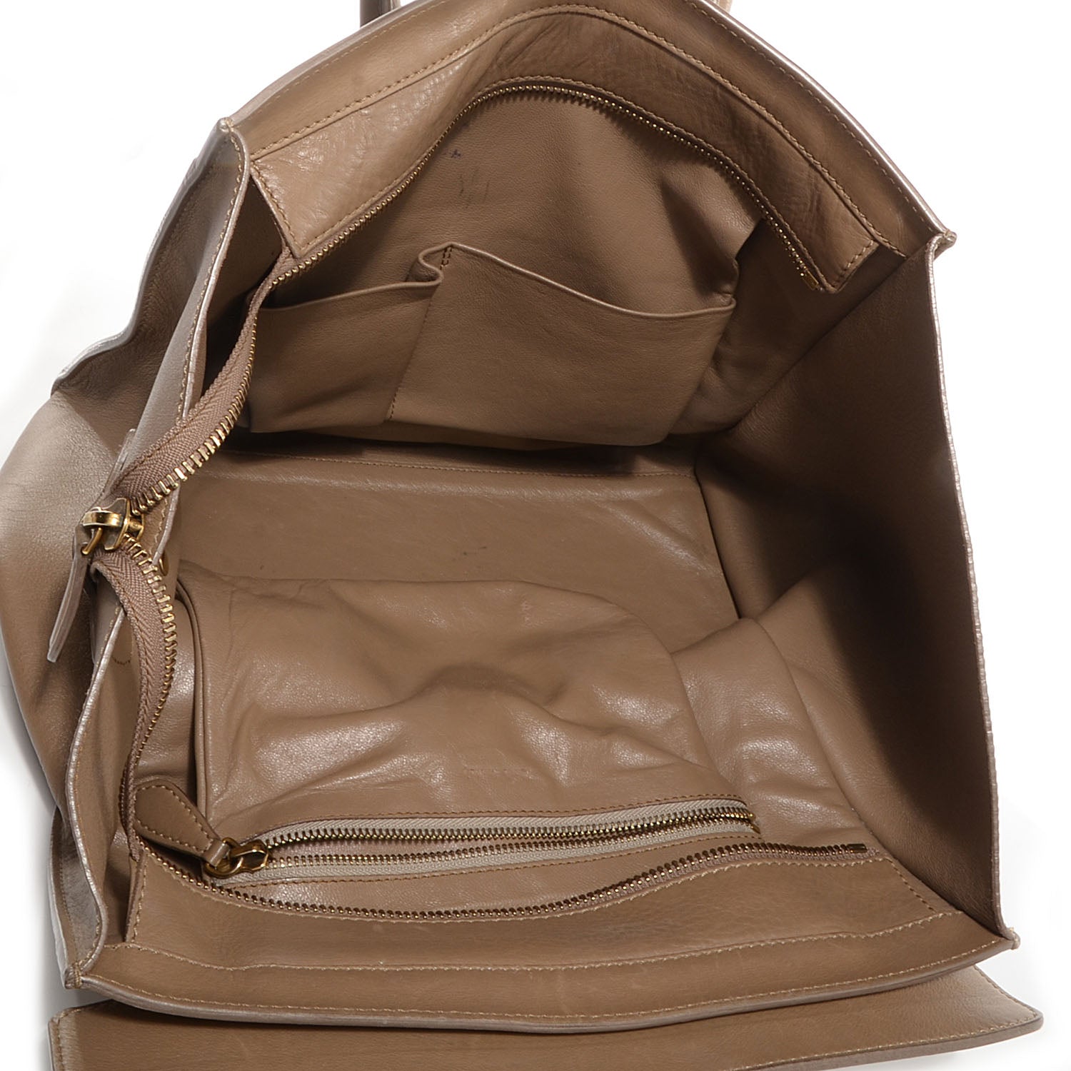 Celine Smooth Calfskin Mini Luggage Camel 8 of 13