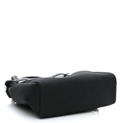 Hermes Military Toile Vache Hunter Herbag a Dos Zip Retourne Backpack Black 5 of 12