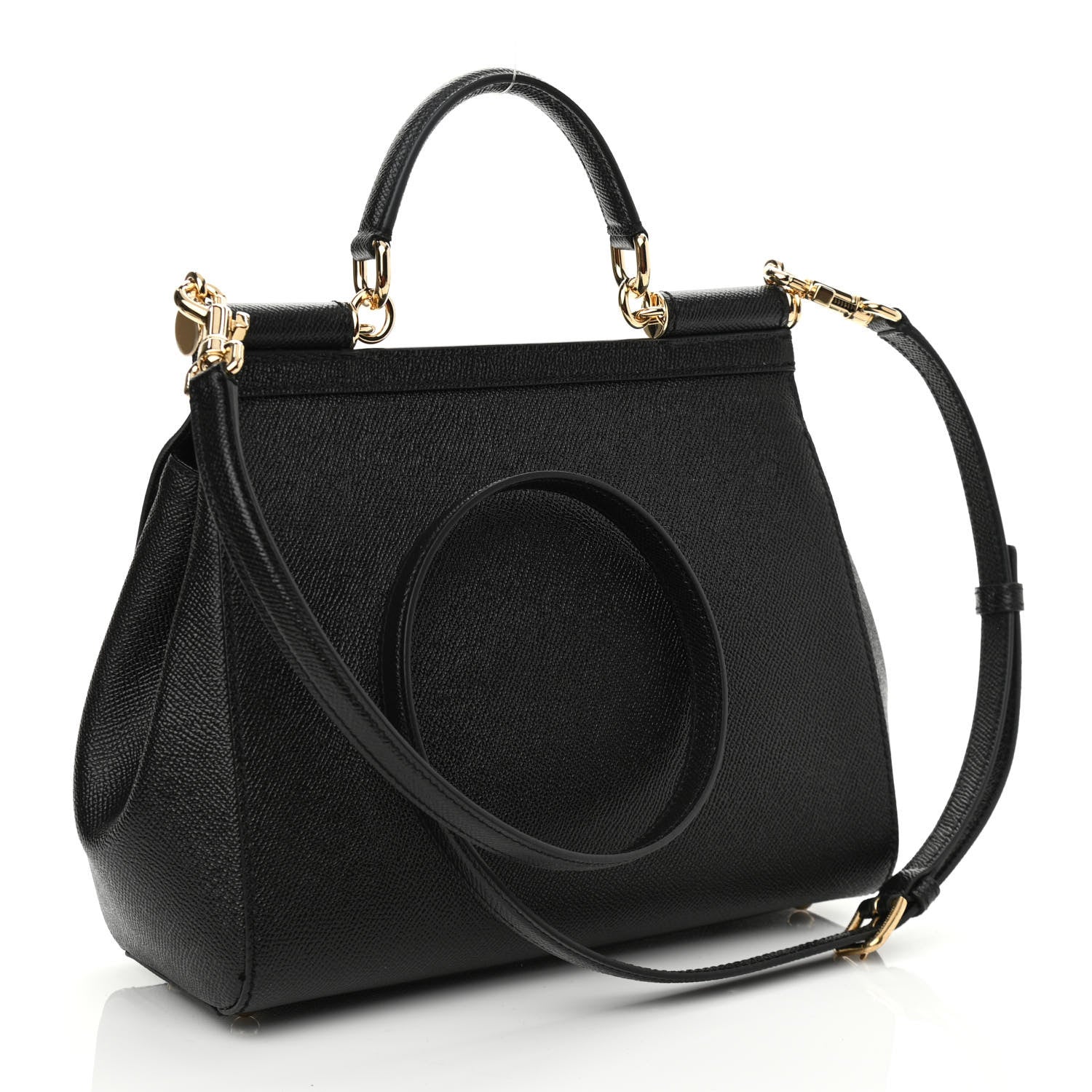 Dolce & Gabbana Dauphine Medium Miss Sicily Satchel Black 3 of 9