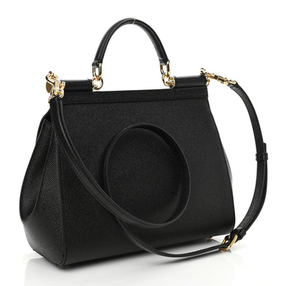 Dolce & Gabbana Dauphine Medium Miss Sicily Satchel Black 3 of 9