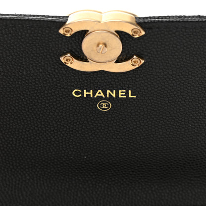 Chanel Caviar Quilted Mini Bracelet On Chain Wallet On Chain WOC Black 6 of 12