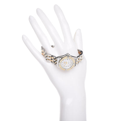 Breitling Stainless Steel 18K Yellow Gold Diamond Mother of Pearl 29mm Callistino Acie Quartz Watch D72345 2 of 7