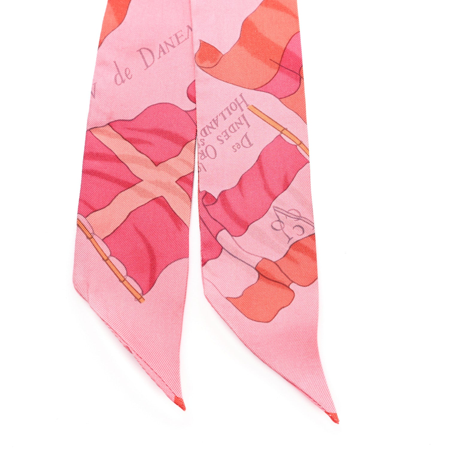 Hermes Silk Dip Dye Pavois Twilly 2 of 3
