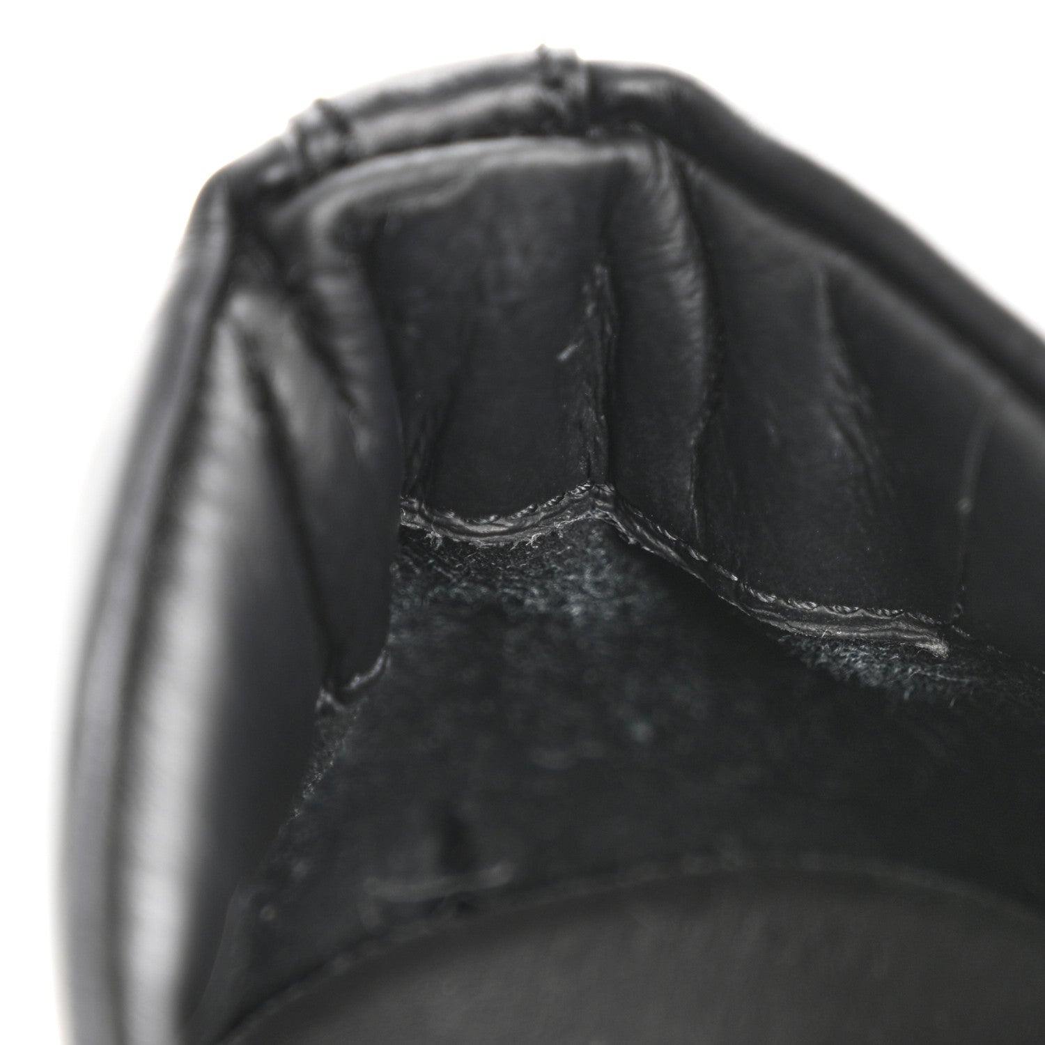 Prada Spazzolato Rois Metal Triangle Logo Monolith 55mm Loafers 38 Black 10 of 11