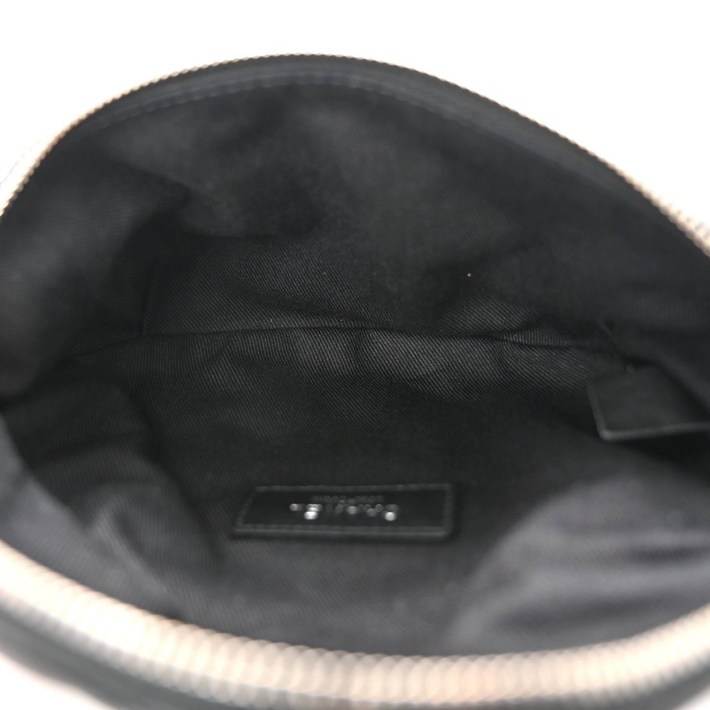 Lambskin Quilted Waist Belt Bag Black