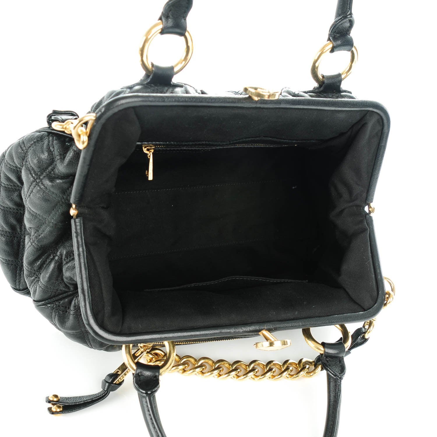 Marc Jacobs Calfskin Quilted Stam Black 5 of 7
