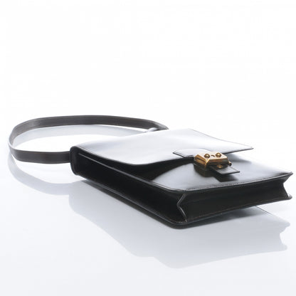 Hermes Box Sac a Depeche Shoulder Bag Chocolate 6 of 9