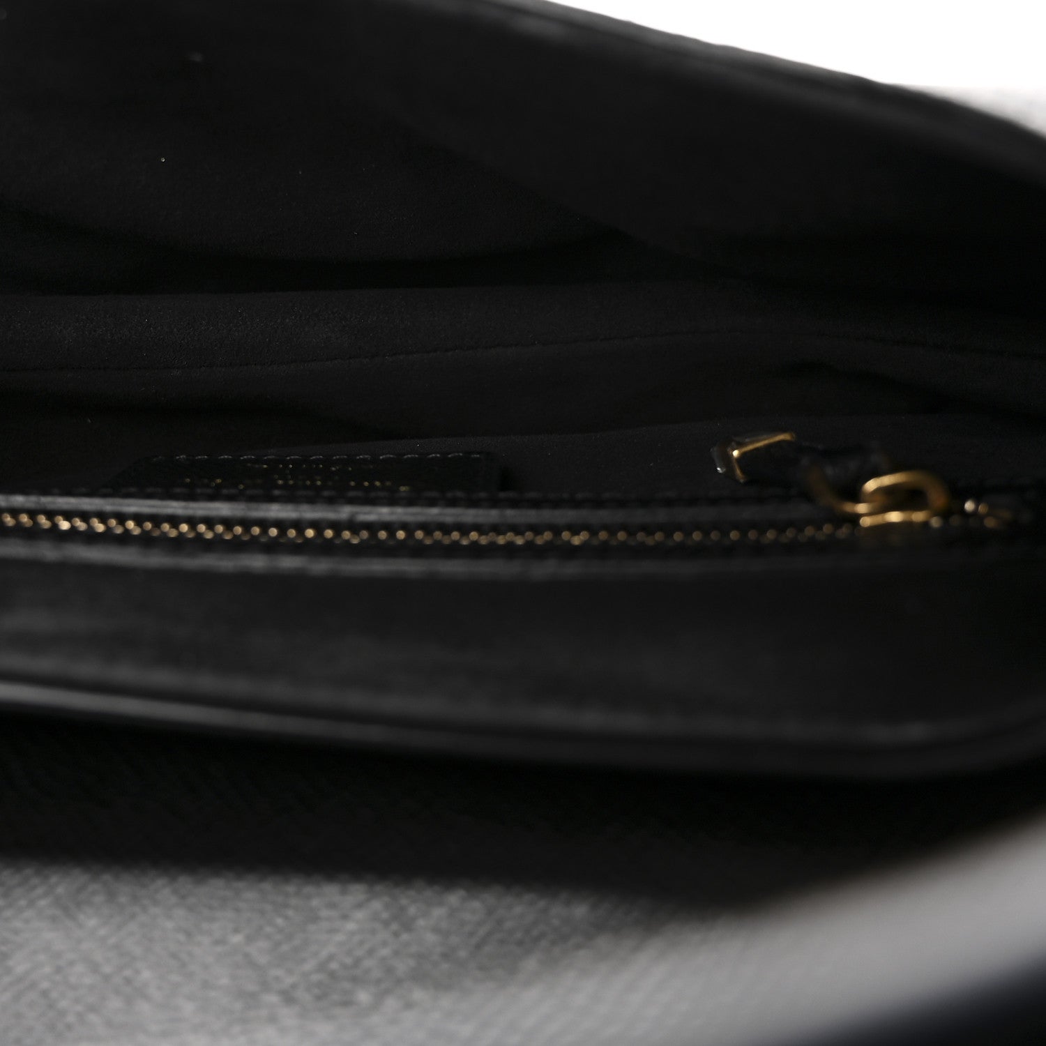 Christian Dior Grained Calfskin Saddle Bag Black 5 of 10