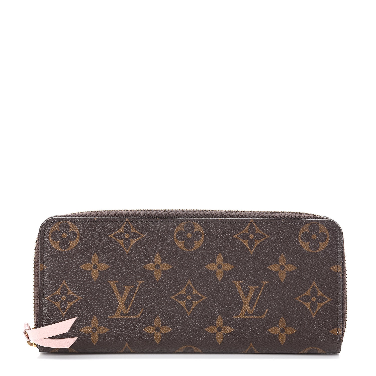 Louis Vuitton Monogram Clemence Wallet Rose Ballerine 1 of 6