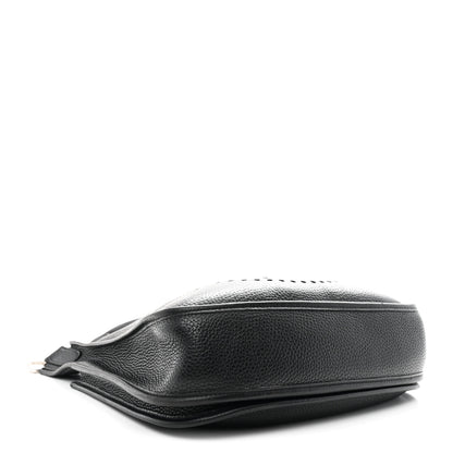 Hermes Taurillon Clemence Evelyne II PM Black 4 of 10