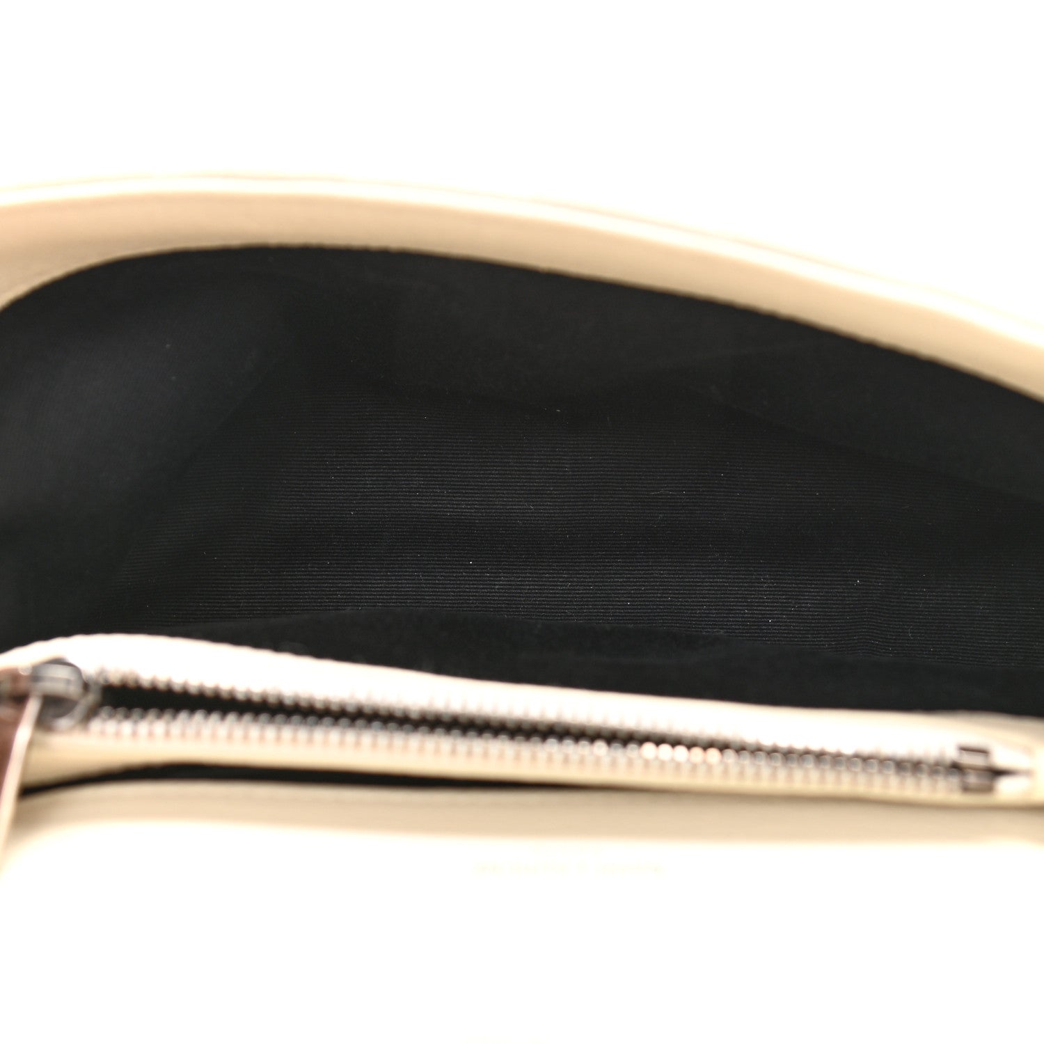 Saint Laurent Sheepskin Matelasse Chevron Monogram Medium College Bag Dove White 5 of 10