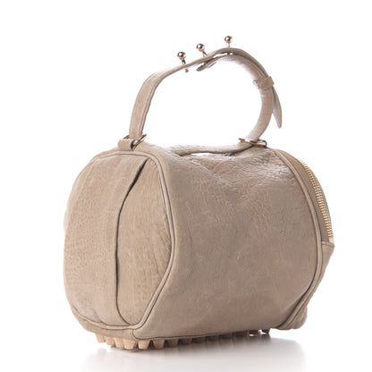 Alexander Wang Pebbled Lambskin Angela Pochette Latte Rose Gold Hardware 2 of 12