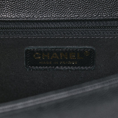 Chanel Caviar Quilted New Medium Boy Flap Black 6 of 13