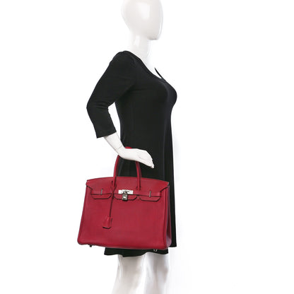 Hermes Togo Birkin 35 Rubis 2 of 12