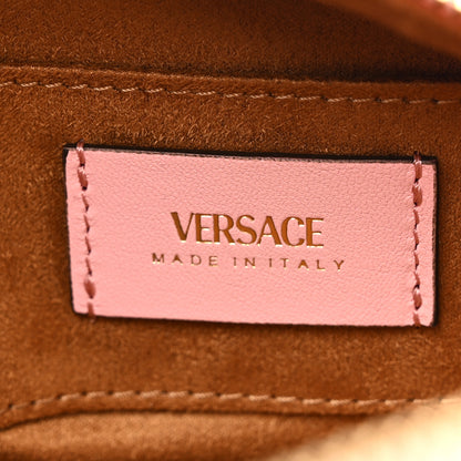 Versace Lambskin Tag Bowling Bag Light Pink 6 of 14