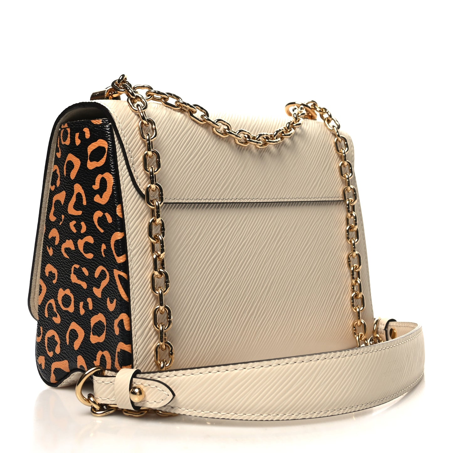 Epi Giant Jungle Twist Shoulder Bag MM Quartz