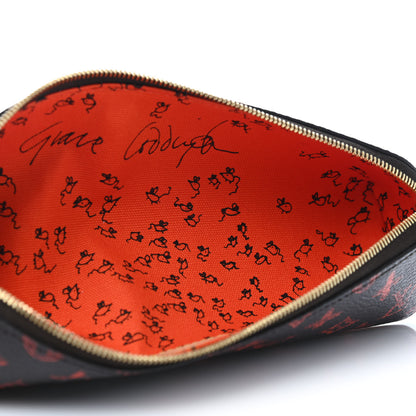 Louis Vuitton Catogram Elizabeth Pouch Orange Marron 4 of 4
