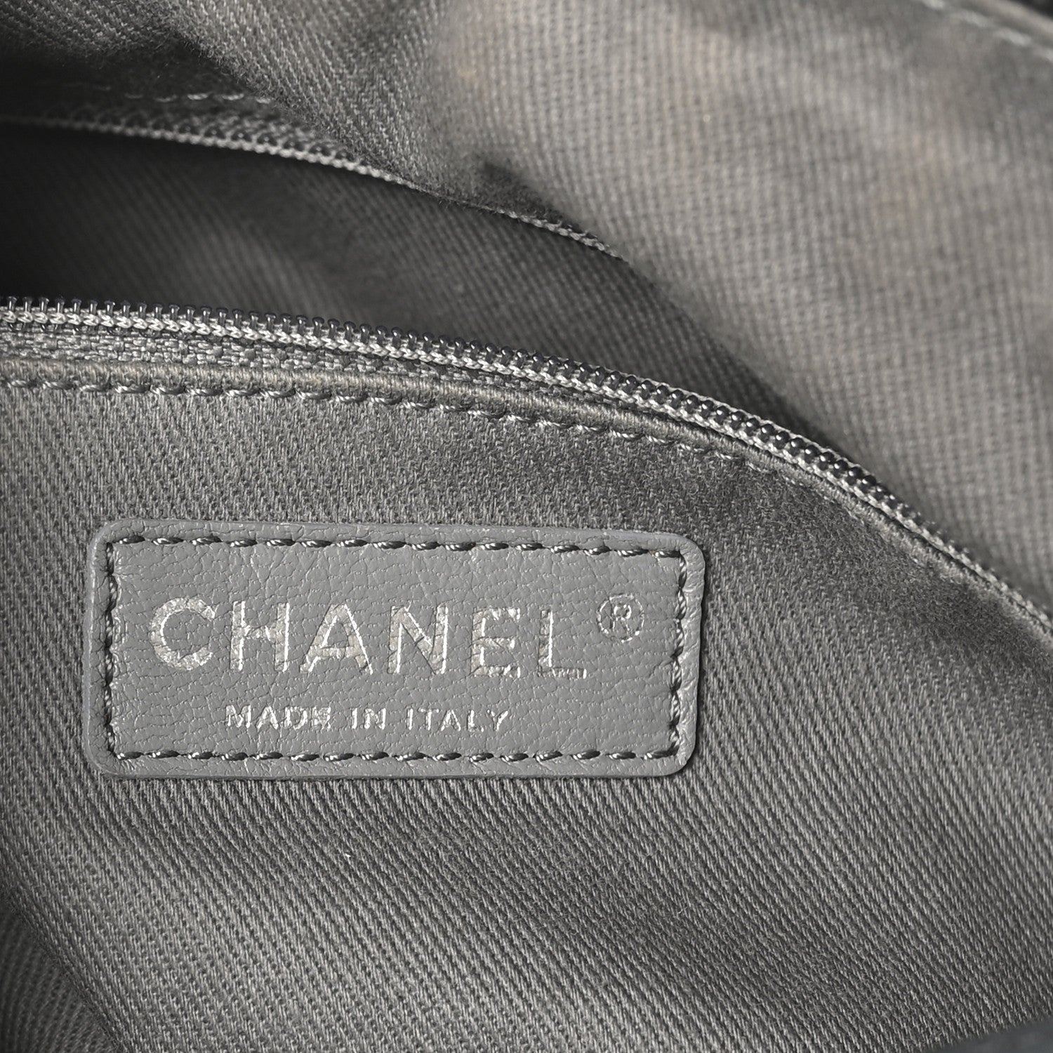 Chanel Iridescent Calfskin Quilted Relax CC Bowler Bag Black 6 of 10
