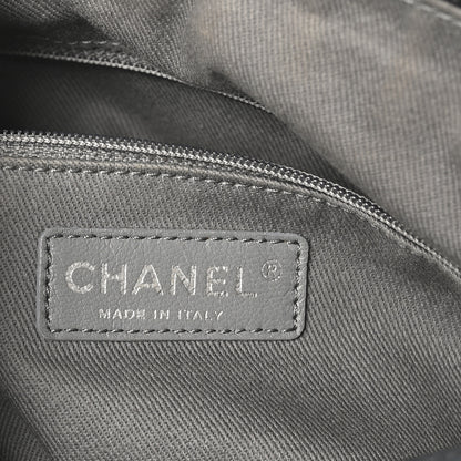 Chanel Iridescent Calfskin Quilted Relax CC Bowler Bag Black 6 of 10