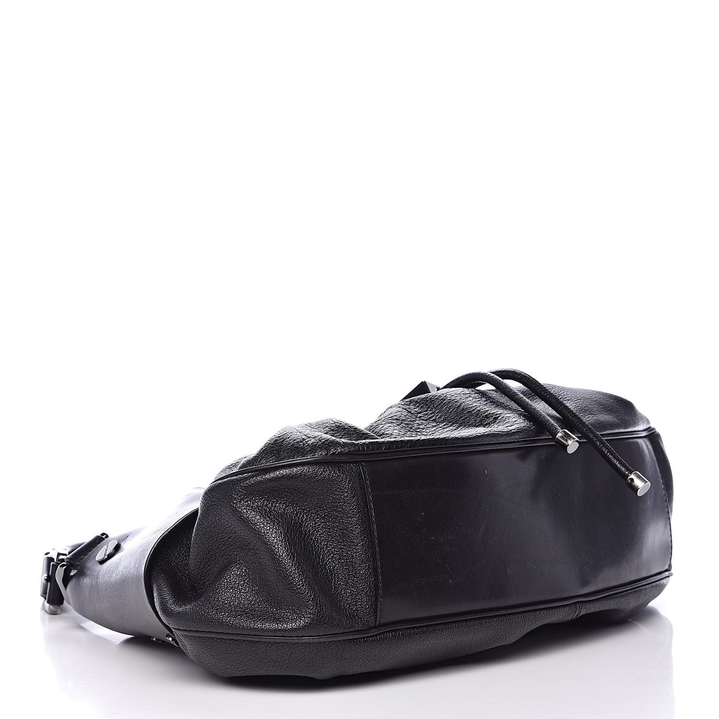 Calfskin Warrior Hobo Black