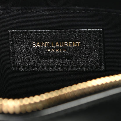 Saint Laurent Calfskin Matelasse Monogram Lou Camera Bag Black 7 of 11