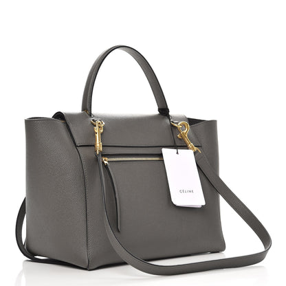 Celine Grained Calfskin Mini Belt Bag Grey 3 of 11
