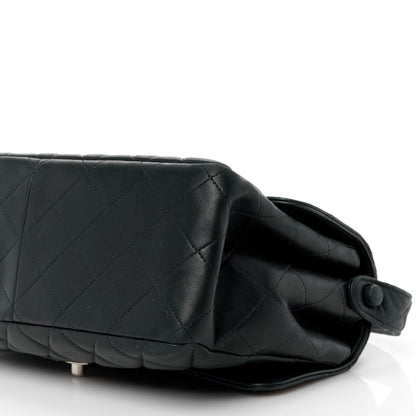 Chanel Lambskin Quilted Medium Double Sided Flap Black 11 of 13