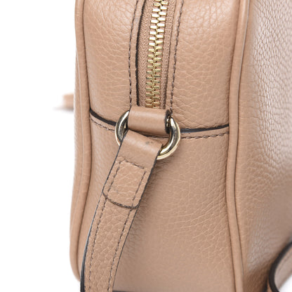 Gucci Pebbled Calfskin Small Soho Disco Bag Rose Beige 9 of 11
