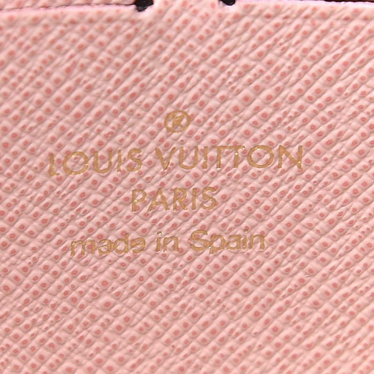 Damier Azur Clemence Wallet Rose Ballerine