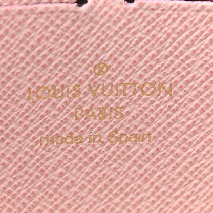 Louis Vuitton Damier Azur Clemence Wallet Rose Ballerine 6 of 12