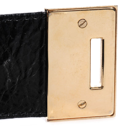 Jimmy Choo Leather Rio Oversized Clutch Black 5 of 8
