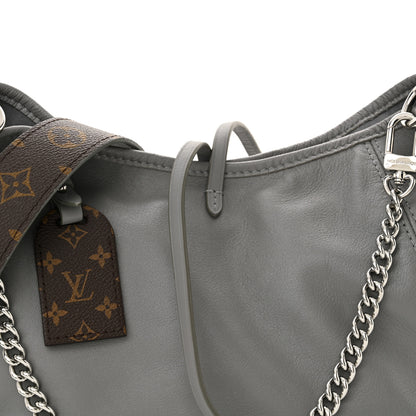 Louis Vuitton Lambskin CarryAll Cargo Vibe PM Trianon Gray 7 of 9