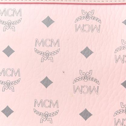 MCM Visetos Medium Liz Reversible Shopper Tote Soft Pink 9 of 11