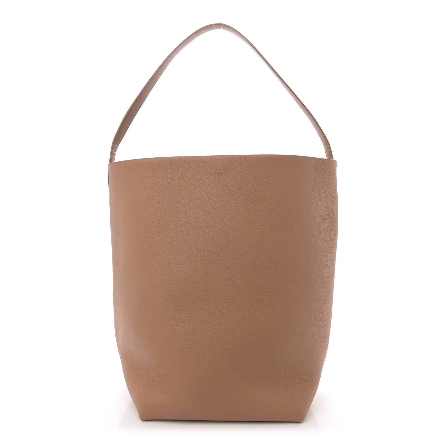 The Row Grained Calfskin Large N/S Park Tote Cinnamon 1 of 11
