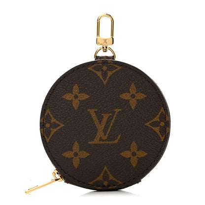 Louis Vuitton Monogram OnTheGo East West Round Coin Purse Red 1 of 6