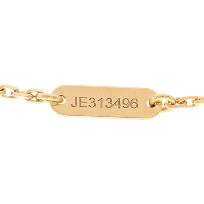 Van Cleef & Arpels 18K Yellow Gold Carnelian Vintage Alhambra Pendant Necklace 5 of 5